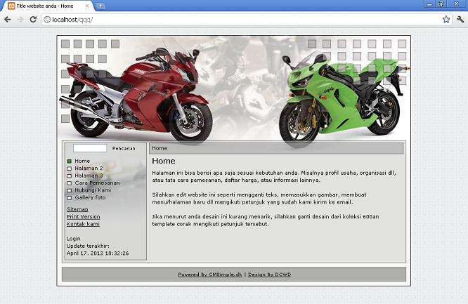 koleksi tema website