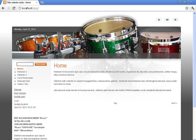 koleksi tema website