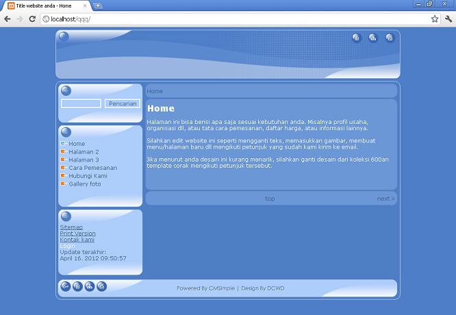 koleksi tema website