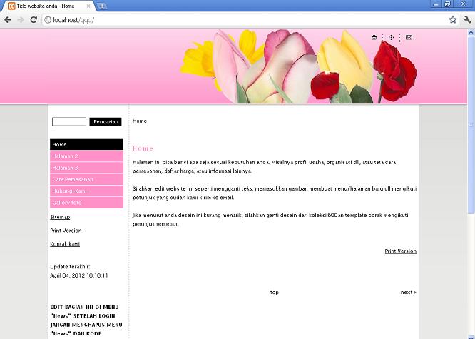 koleksi tema website