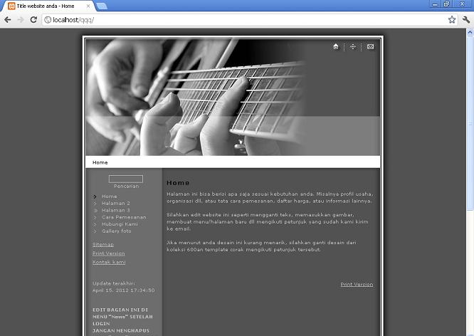koleksi tema website