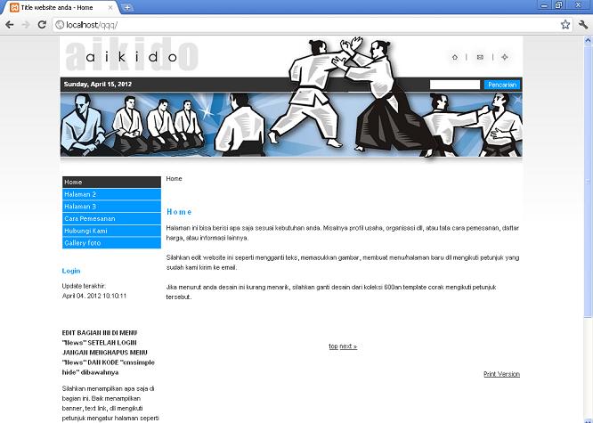 koleksi tema website