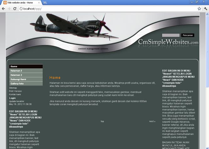 koleksi tema website