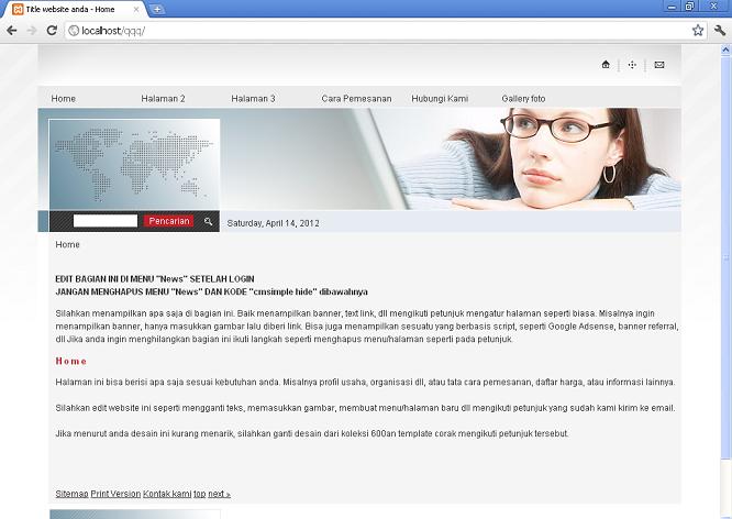 koleksi tema website
