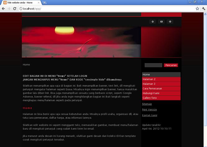 koleksi tema website