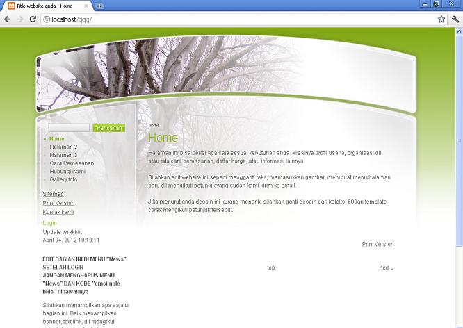 koleksi tema website