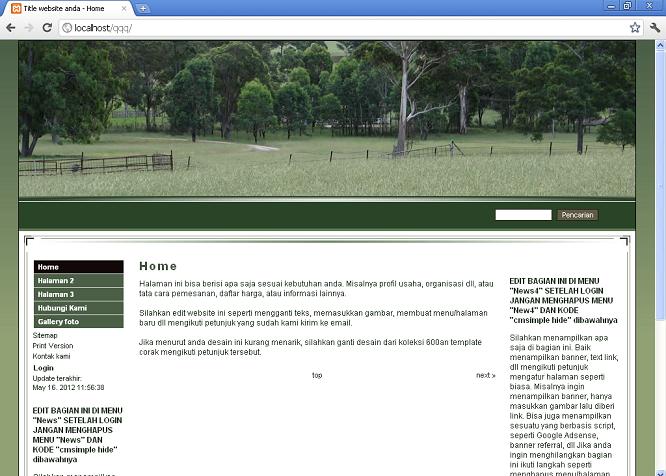 koleksi tema website