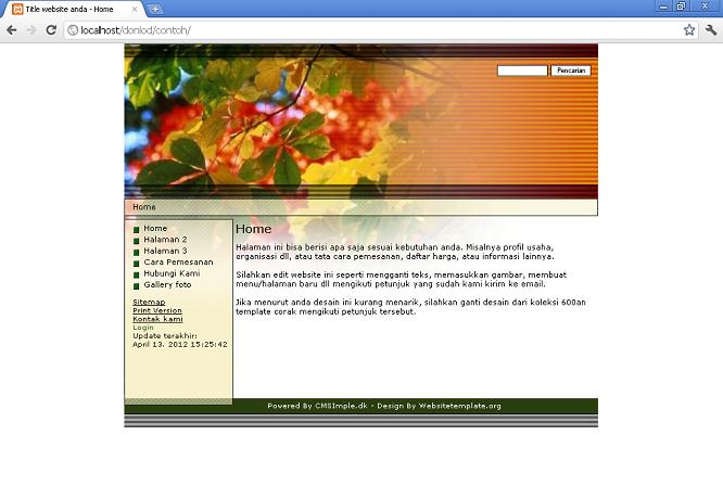 koleksi tema website