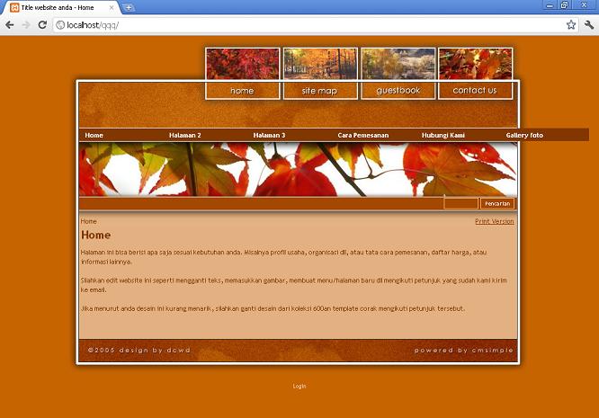 koleksi tema website