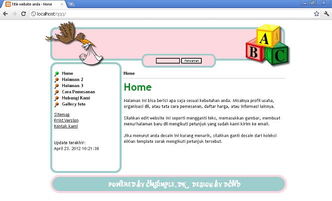 koleksi tema website