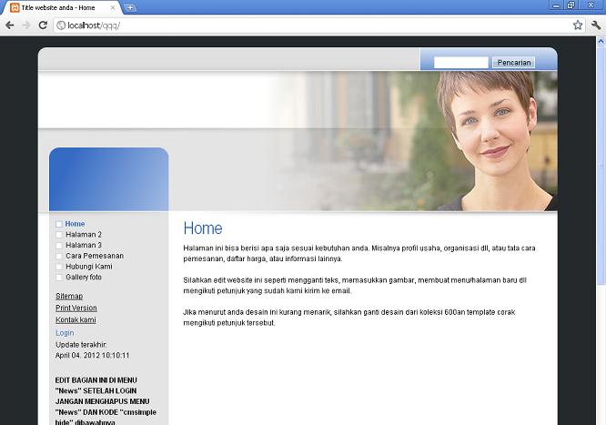 koleksi tema website