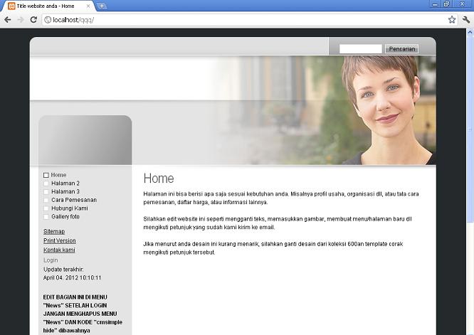 koleksi tema website