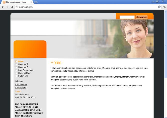 koleksi tema website