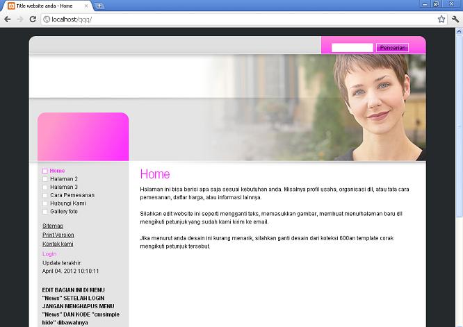 koleksi tema website