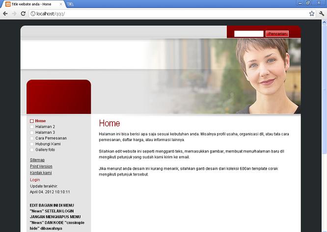 koleksi tema website