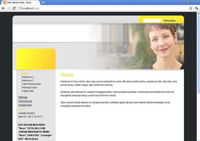 koleksi tema website