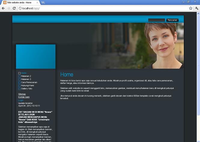 koleksi tema website