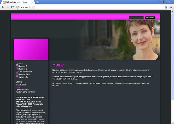 koleksi tema website