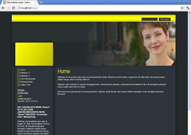 koleksi tema website