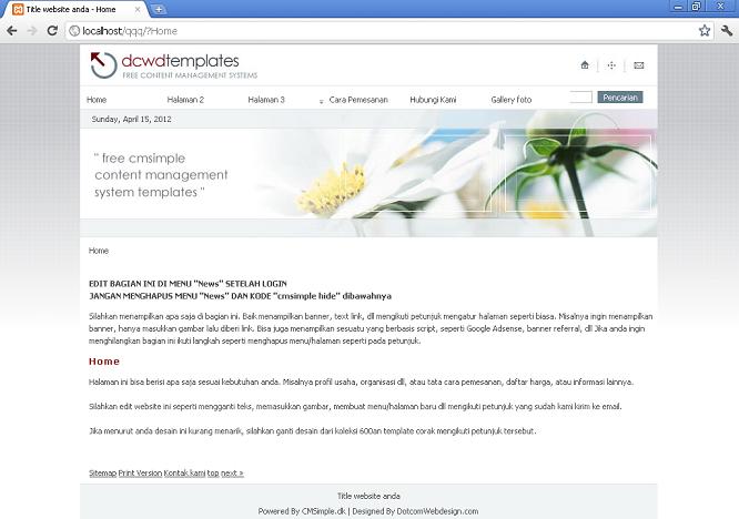 koleksi tema website
