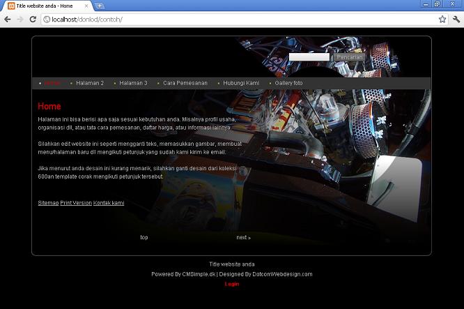 koleksi tema website