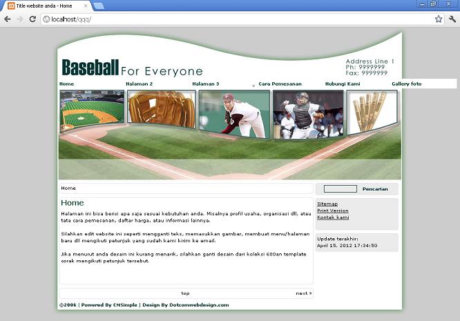 koleksi tema website