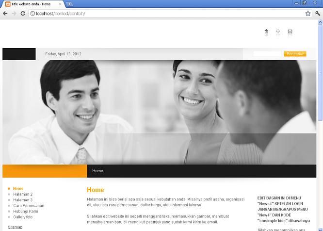 koleksi tema website