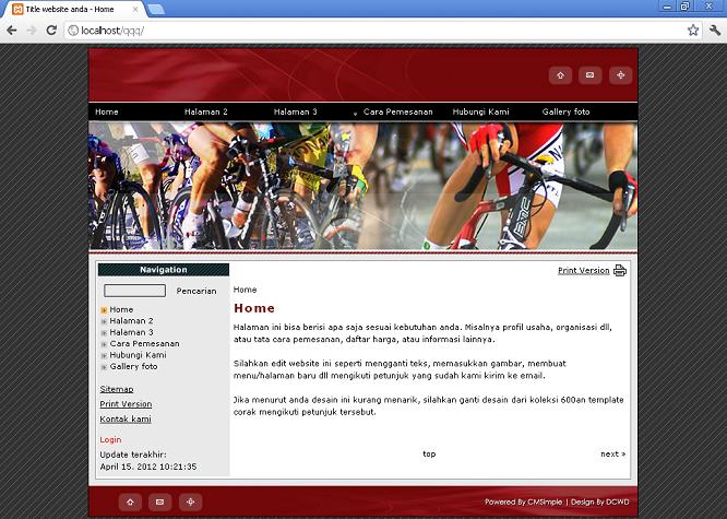 koleksi tema website