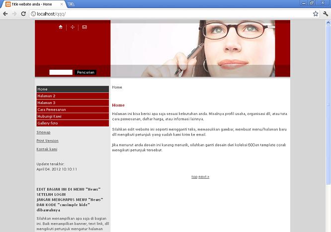 koleksi tema website