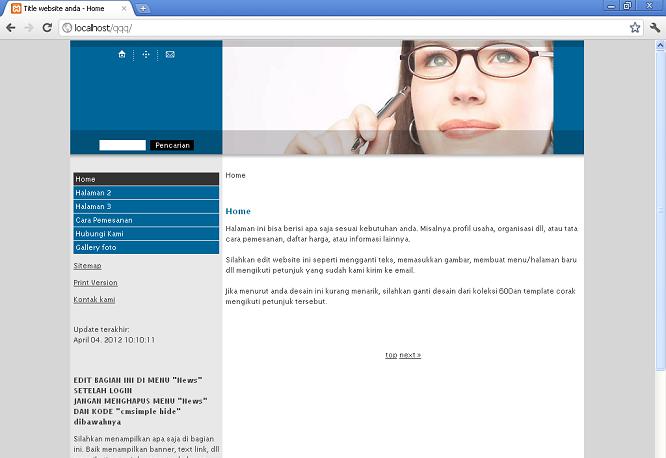 koleksi tema website