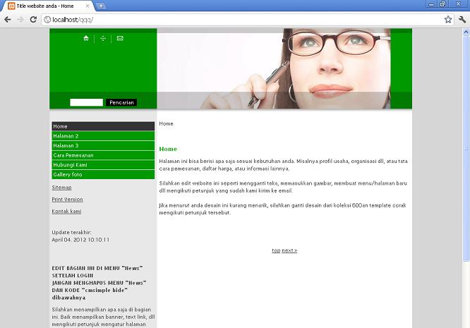 koleksi tema website