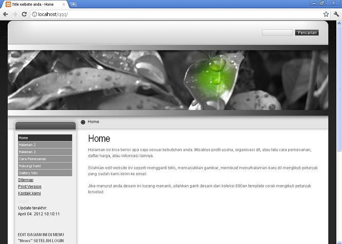 koleksi tema website