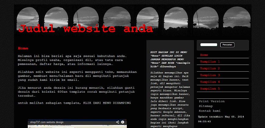 koleksi tema website