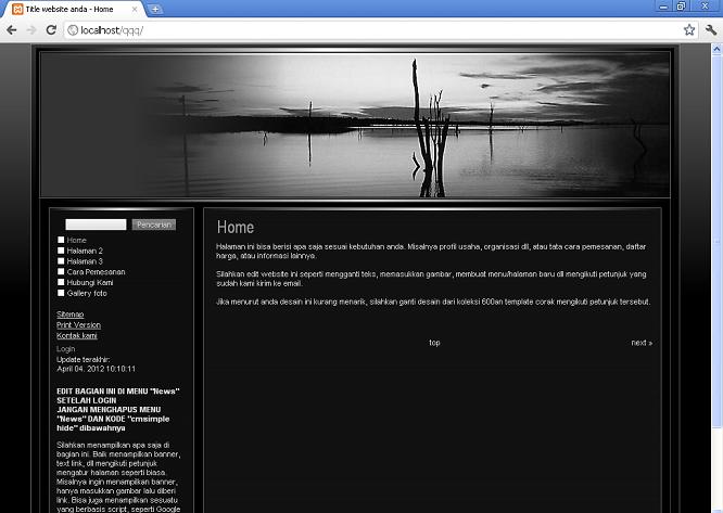 koleksi tema website
