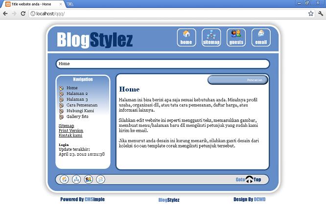 koleksi tema website