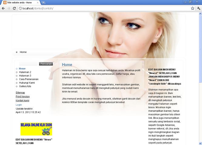 koleksi tema website