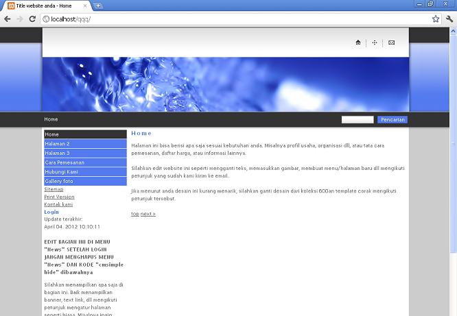koleksi tema website