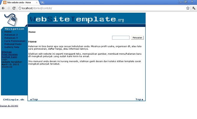koleksi tema website