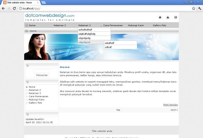 koleksi tema website