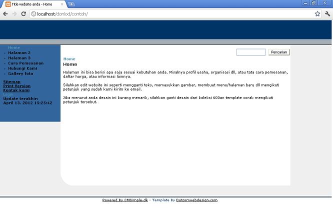 koleksi tema website