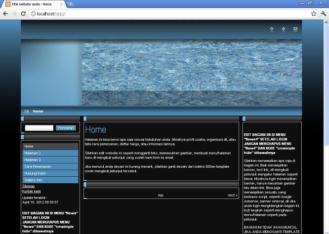 koleksi tema website