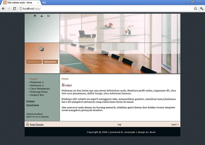 koleksi tema website
