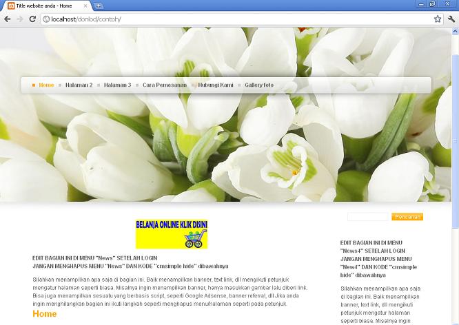 koleksi tema website