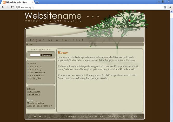 koleksi tema website