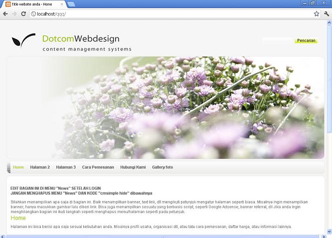 koleksi tema website