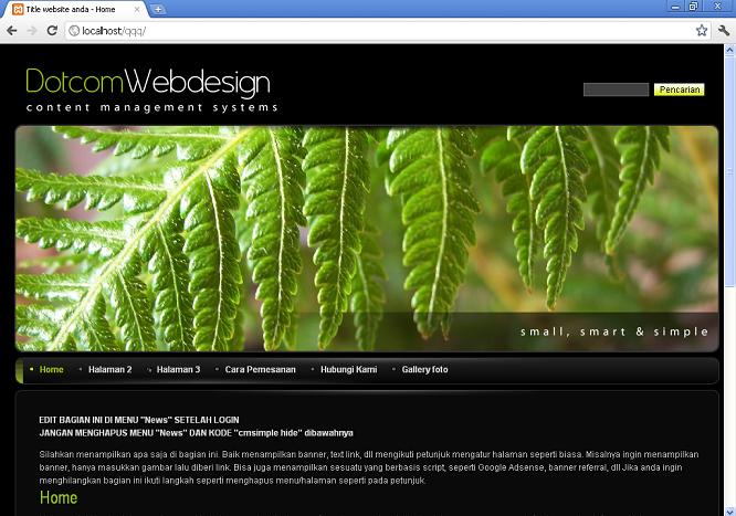 koleksi tema website
