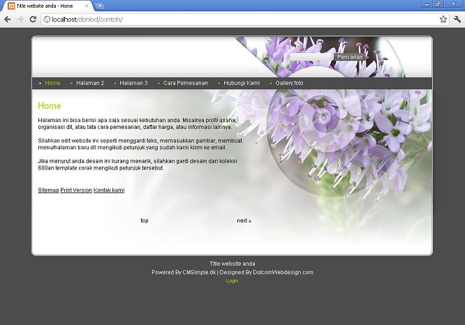 koleksi tema website