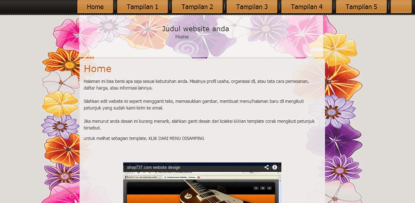 koleksi tema website
