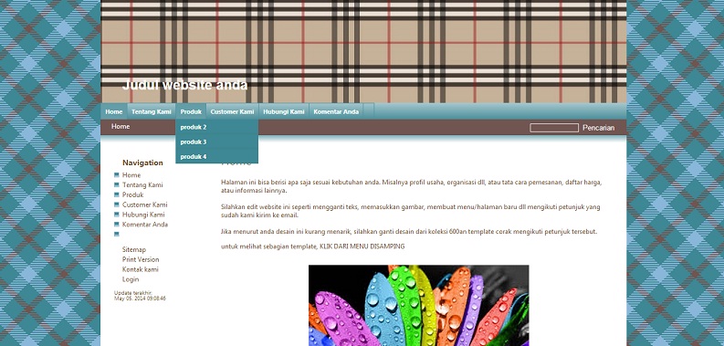 koleksi tema website