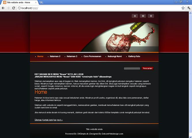 koleksi tema website